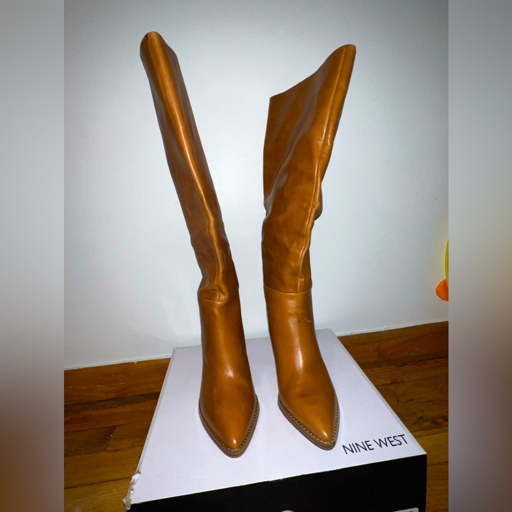 Nine West Hiya wide calf boots